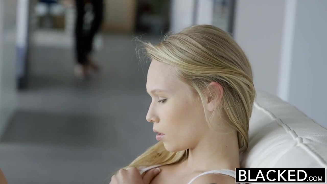 BLACKED Blonde teen 18+ Dakota James First Experience with Big Black Cock