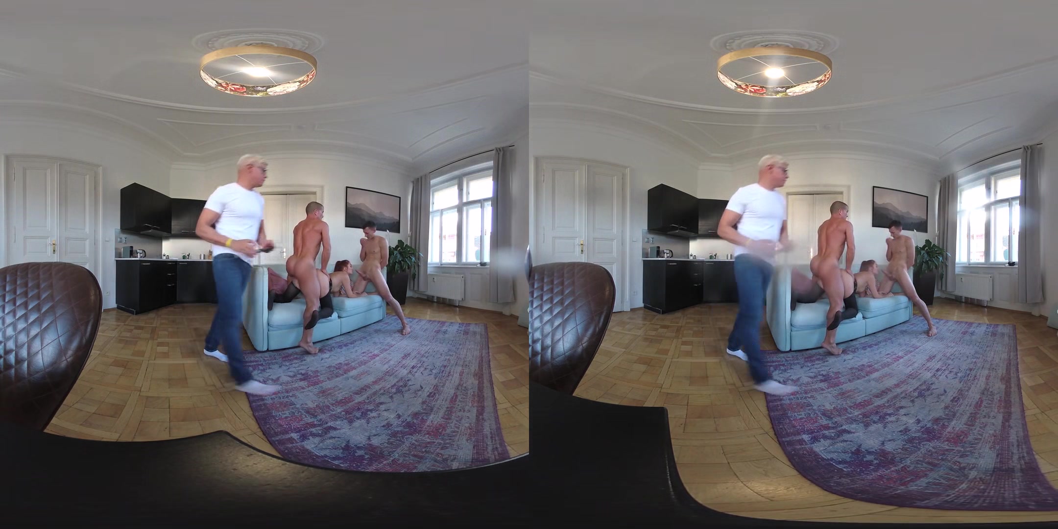 Katy Rose Vr Video- Redhead First Double Pussy Penetration DPP