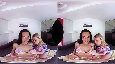 Angel Piaff & Lexi Dona in Lesbian Pussy Spread Wide - CzechVRFetish