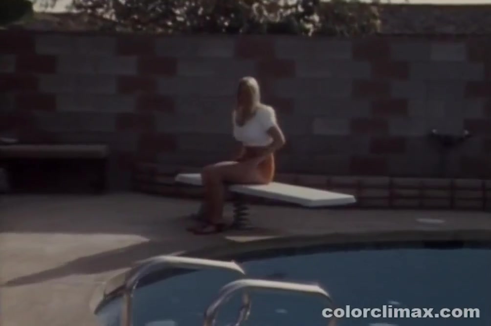 Threesome By The Pool With John Holmes