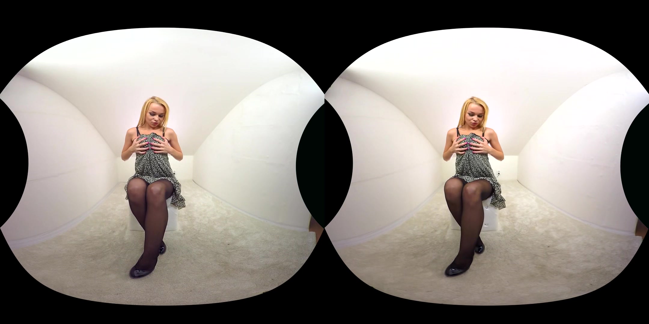 325 - Rebeca Black; Blond Amateur Strip And Solo Masturbation
