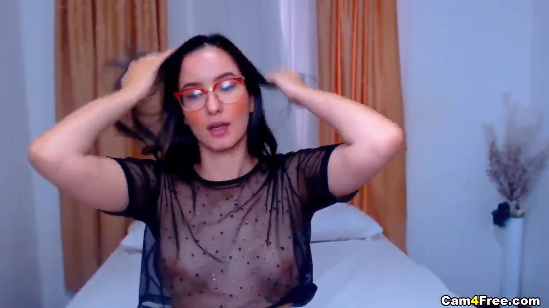 Hot Nerdy Slut Wild Pussy Toying