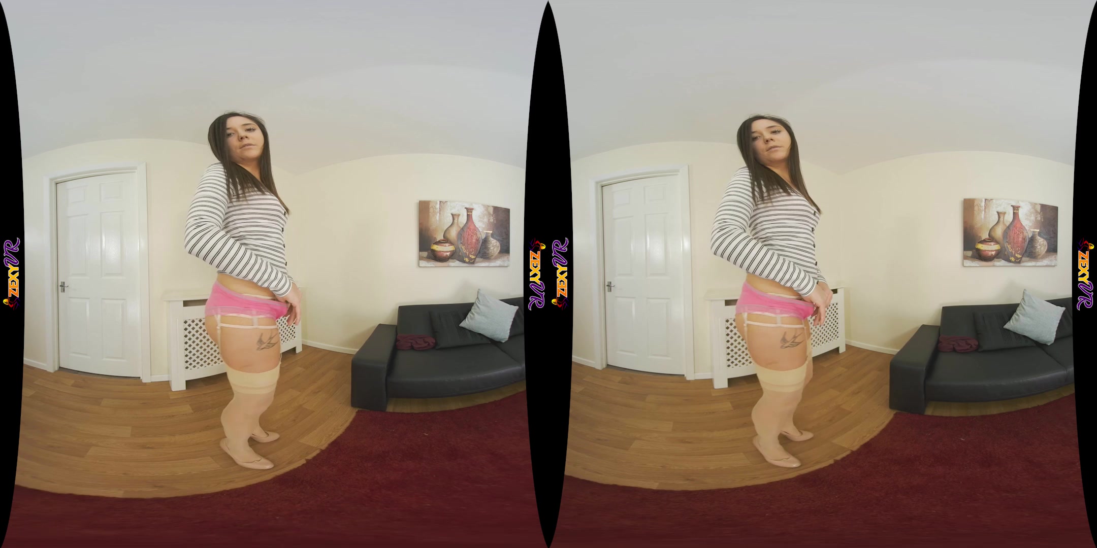 First to Strip featuring Ella Jay - ZexyVR