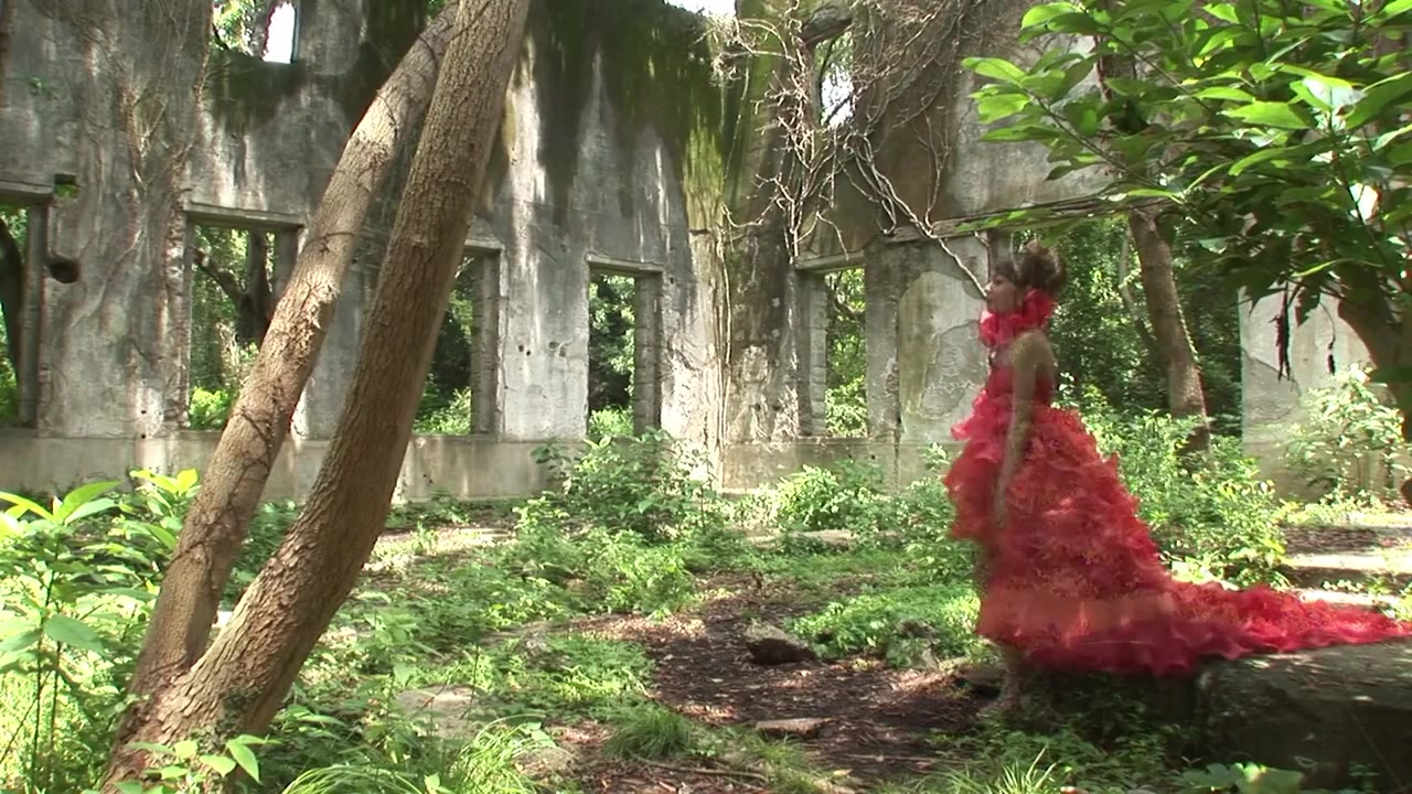 Japanese Babe In Red Dress Blows Three Hairy Men Outdoor And Swallows Cum
