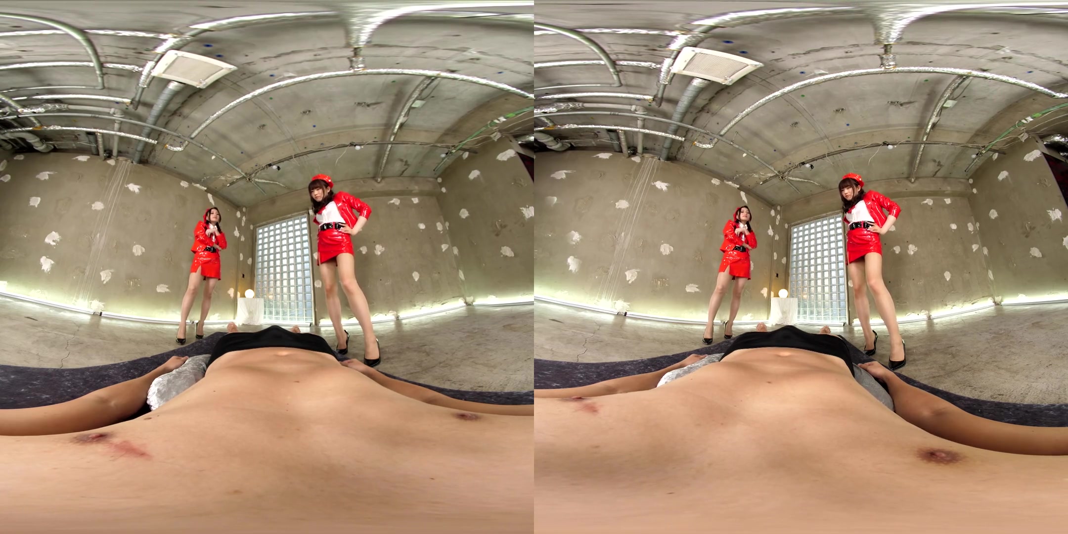 Miniskirt Police Clocking In!; JAV Threesome Latex Idols