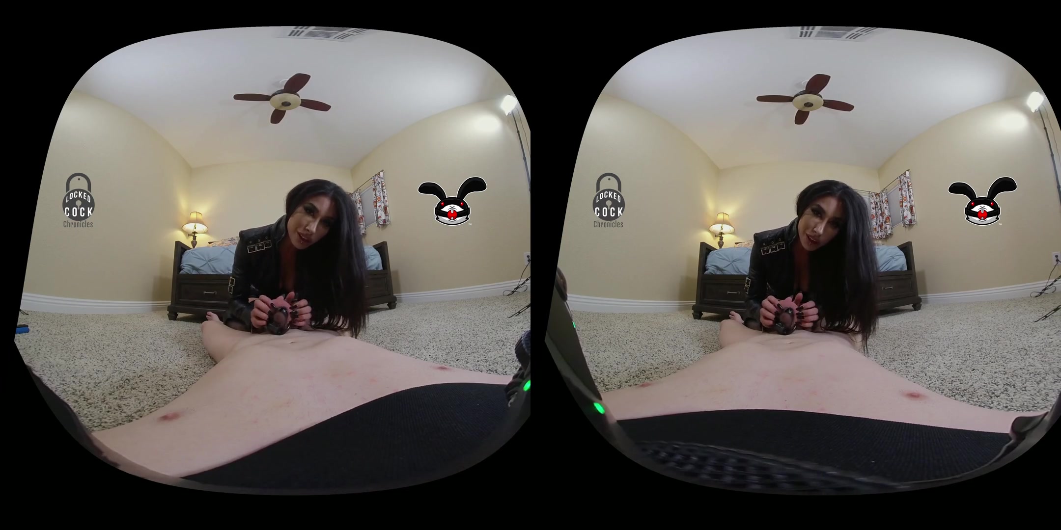Locked Cock Chronicles - 180 - 3D - VR Edition - Volume 8 - Goddess Tangent; Big Tits Brunette Takes Control
