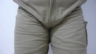 Trying to hold it in - and failing