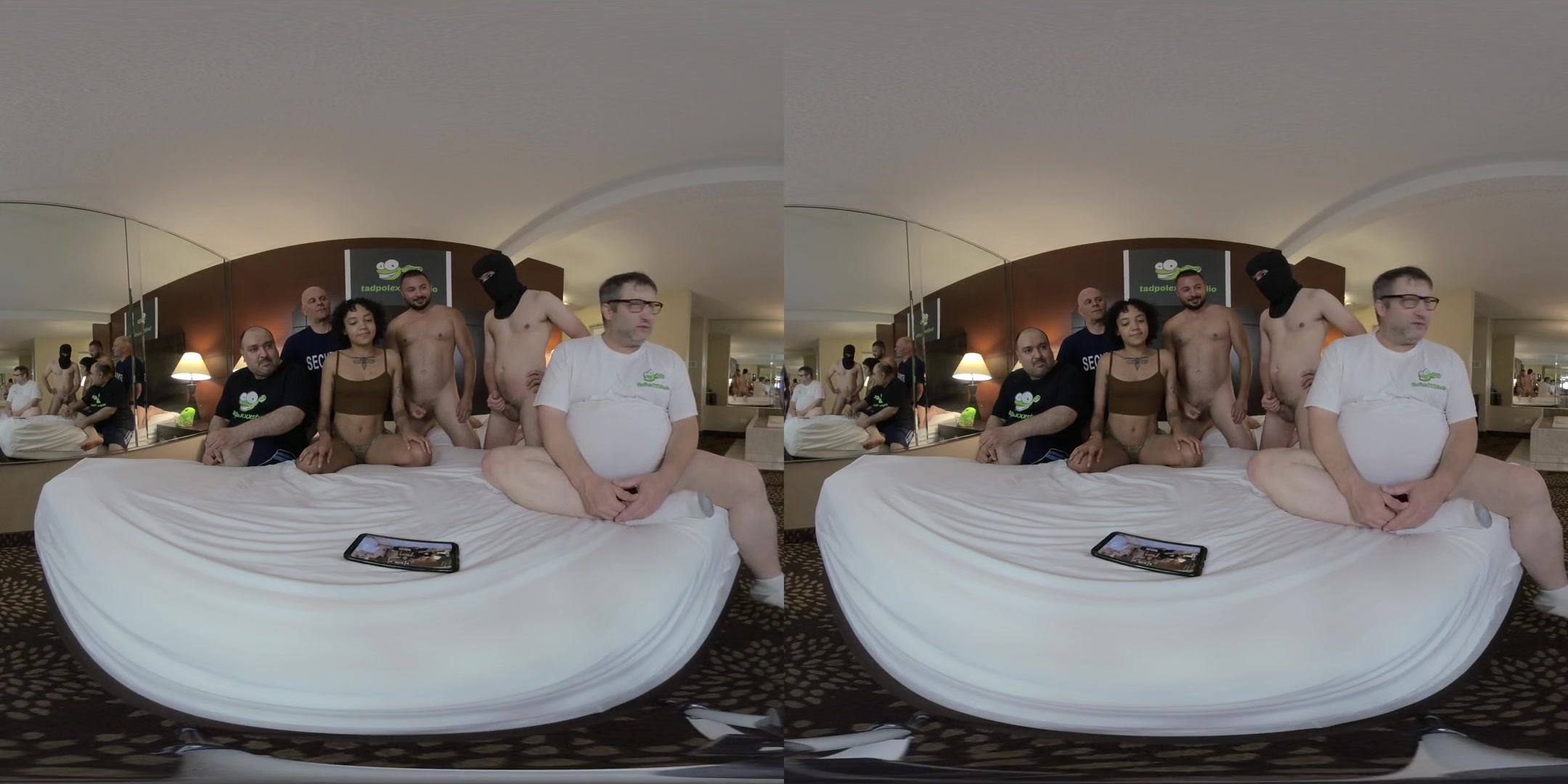 Olive's First Ever Gangbang - Ebony Teen Hardcore Voyeur