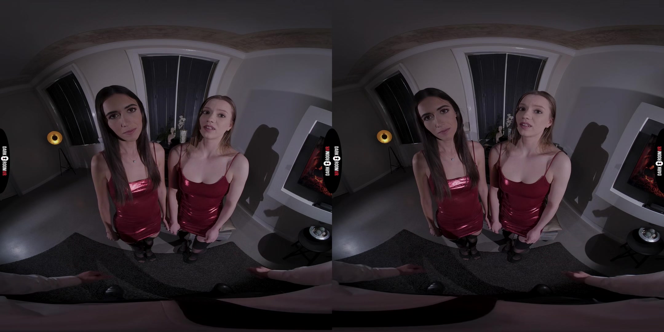 Mia Split & Sandralyd VR Porn: Play Together Cum Together - DarkRoomVR