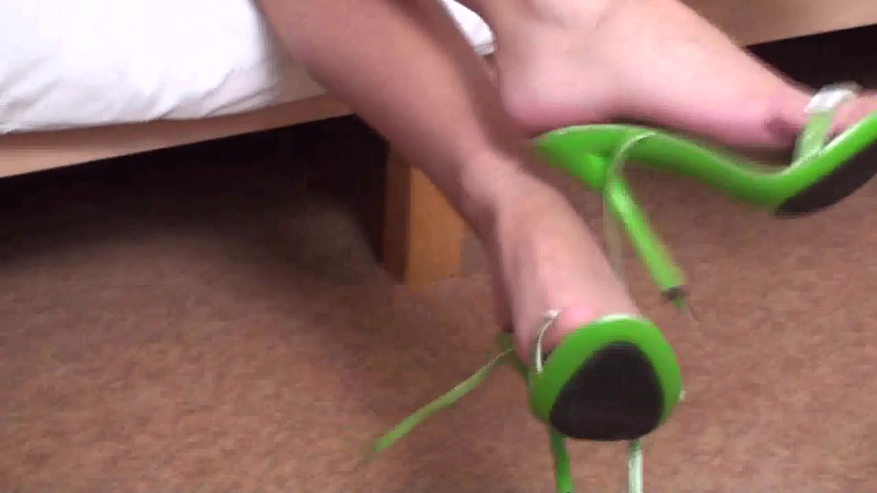 Dangling their feet in heels by Foot Girls