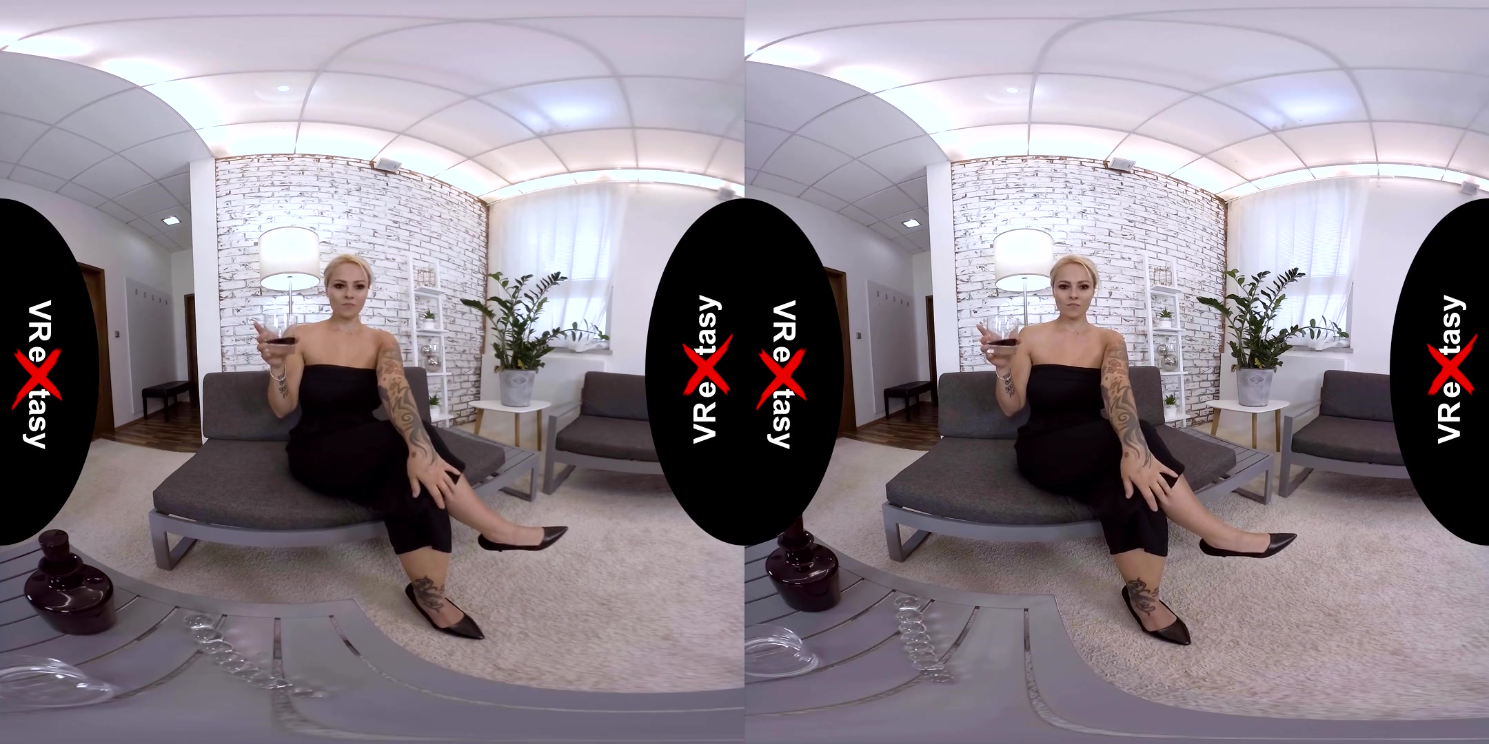 Domino - Milf Solo; Huge Tits Blonde MILF Masturbating VR