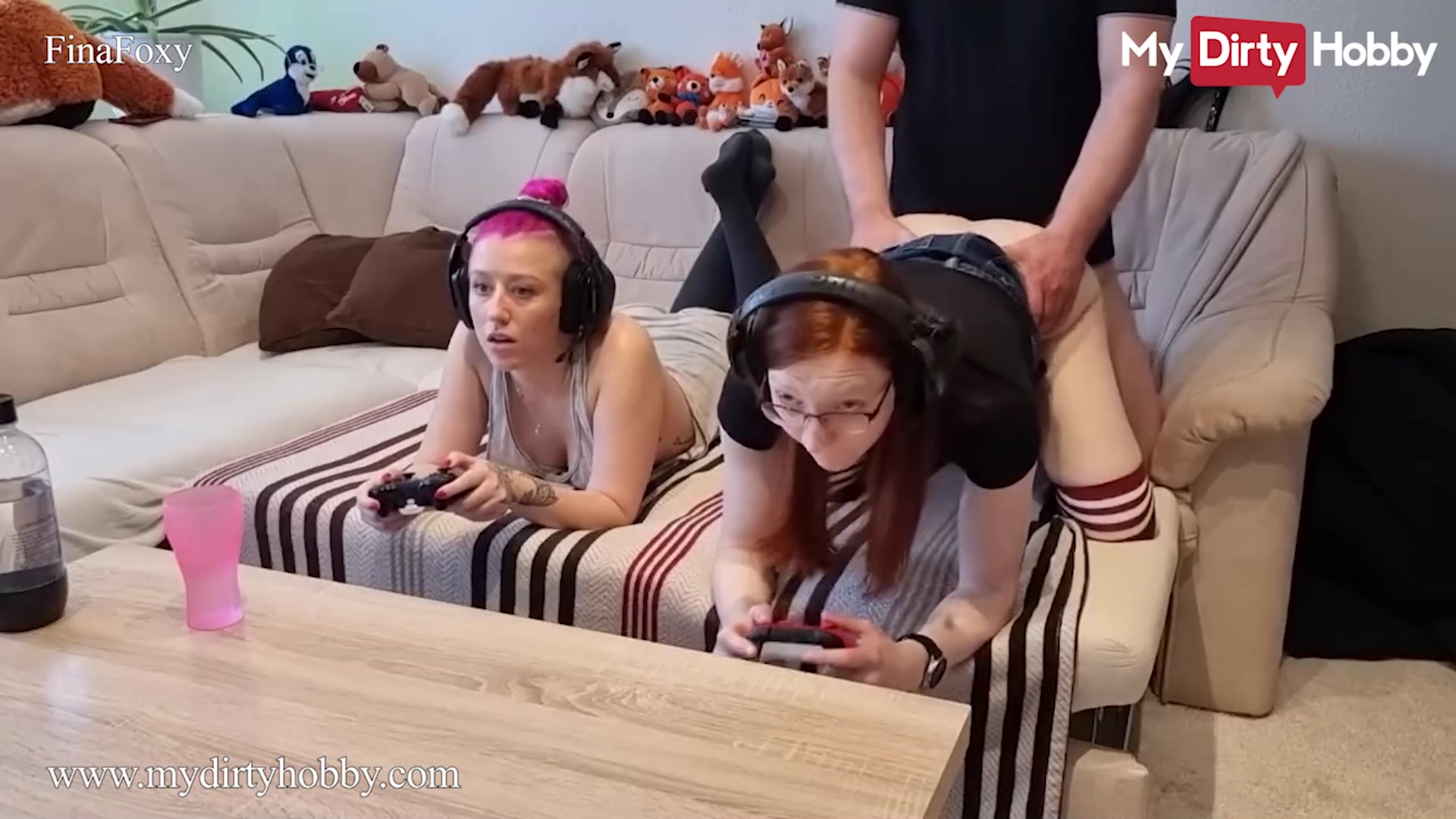 MyDirtyHobby - Charming Redhead FinaFoxy Gets On Her Knees
