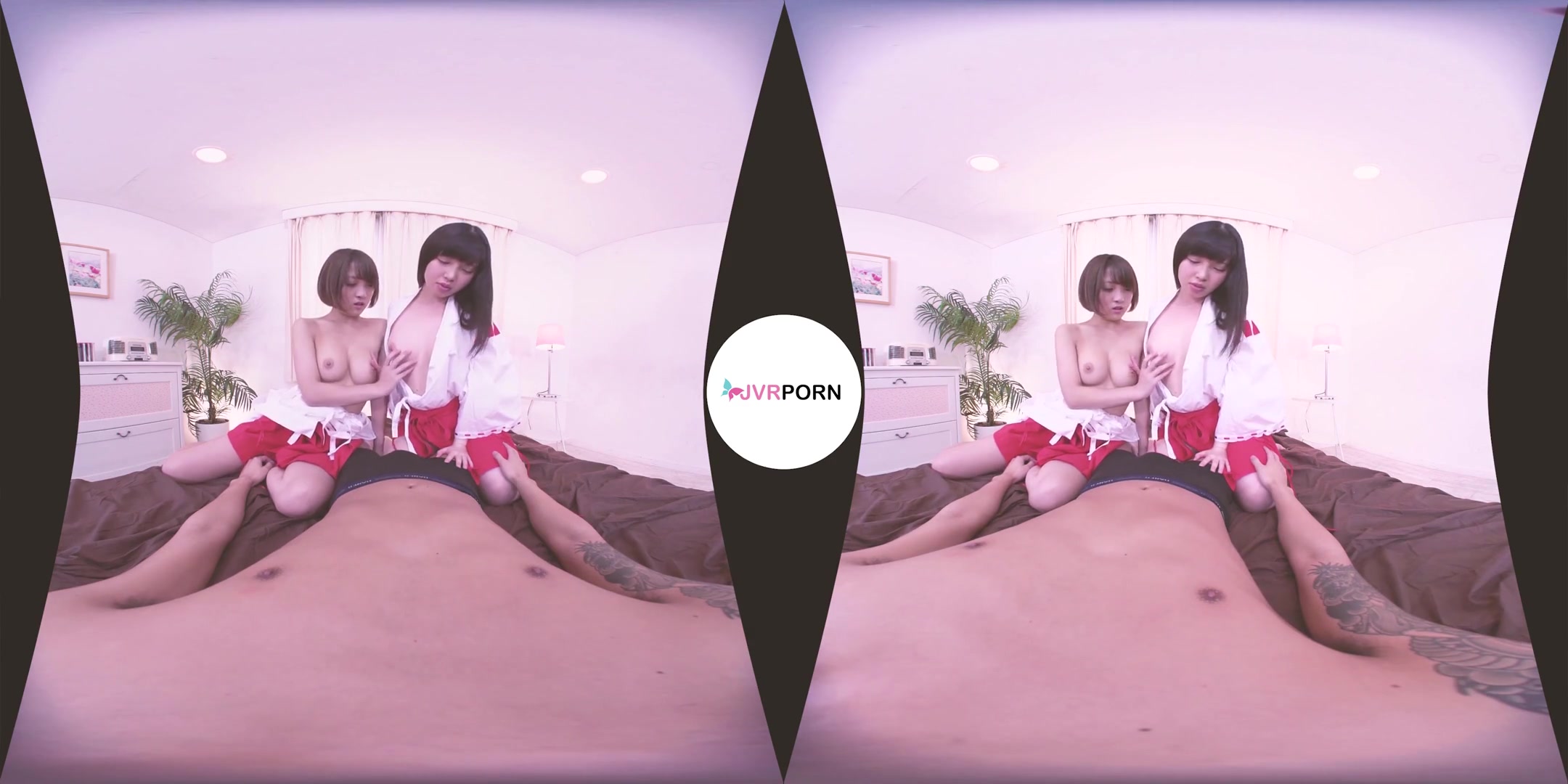 Hirose Umi & Aya Miyazaki in Japanese Fortune Tellers Gives You a Special Treatment - JVRPorn