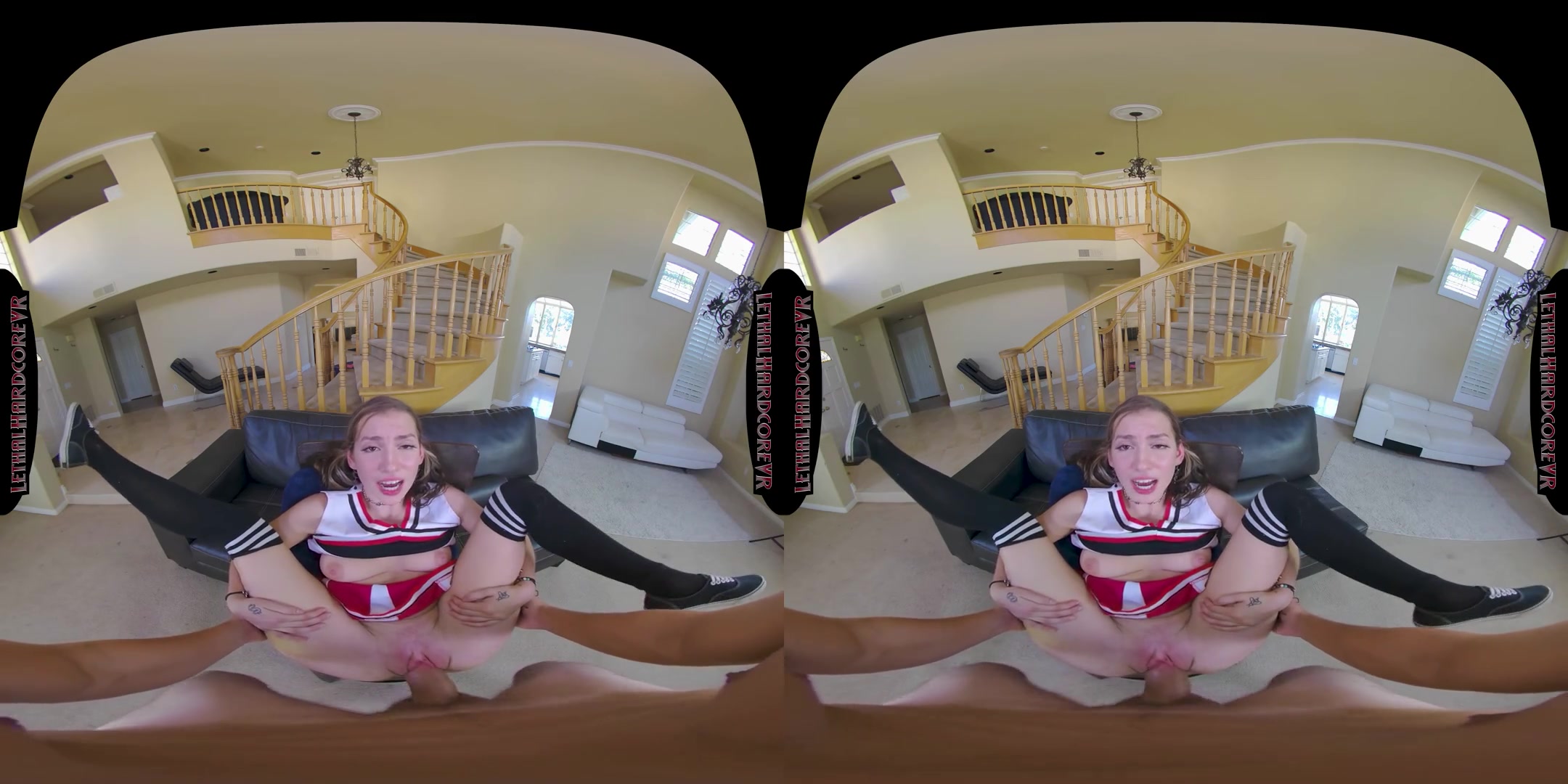 Cheerleader Gets Stretched - Extra Long Cheerlead Porn VR Video