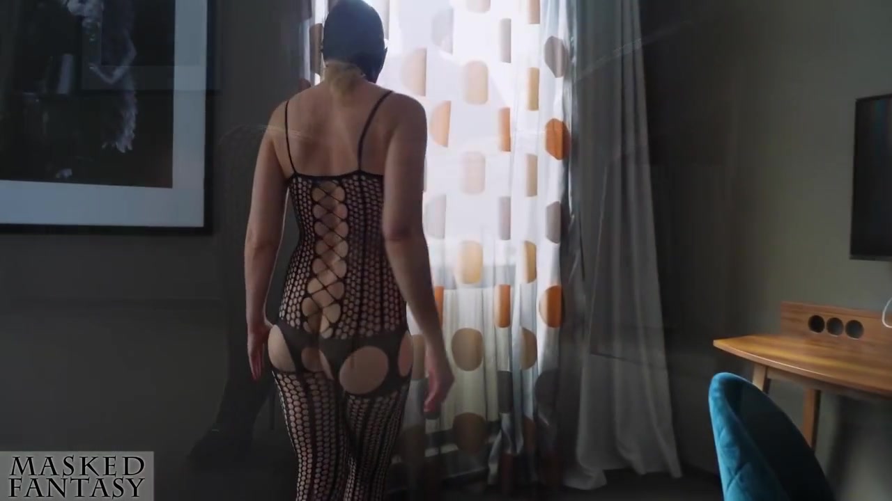 In Sensual, Crotchless Bodystockings Lingerie Presenting Her Shaved Pussy, Tits And Ass