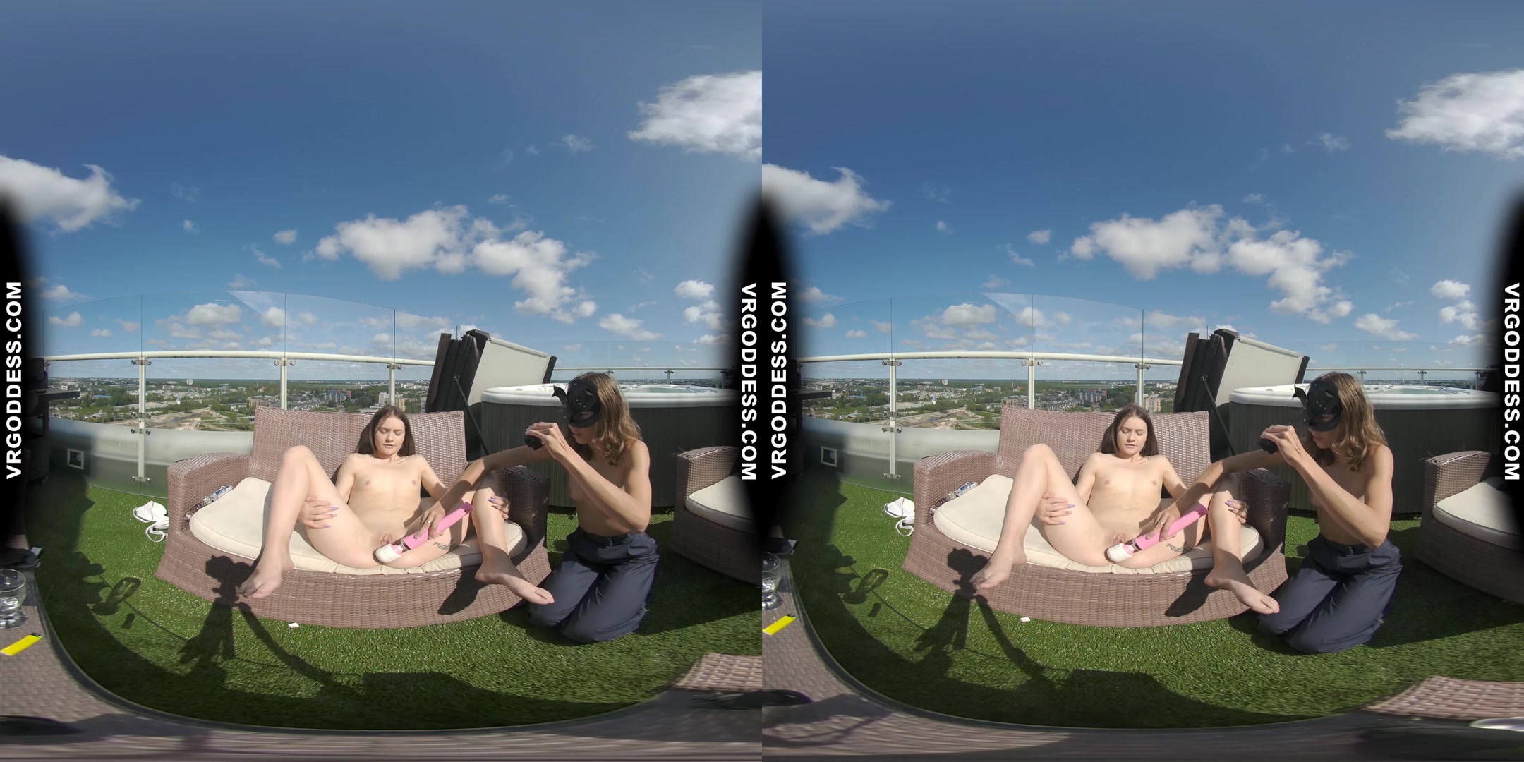 Lesbian Fun In The Sun Young Matty Smoking Dirty Female Director Miss Pussycat Worships Her Pussy