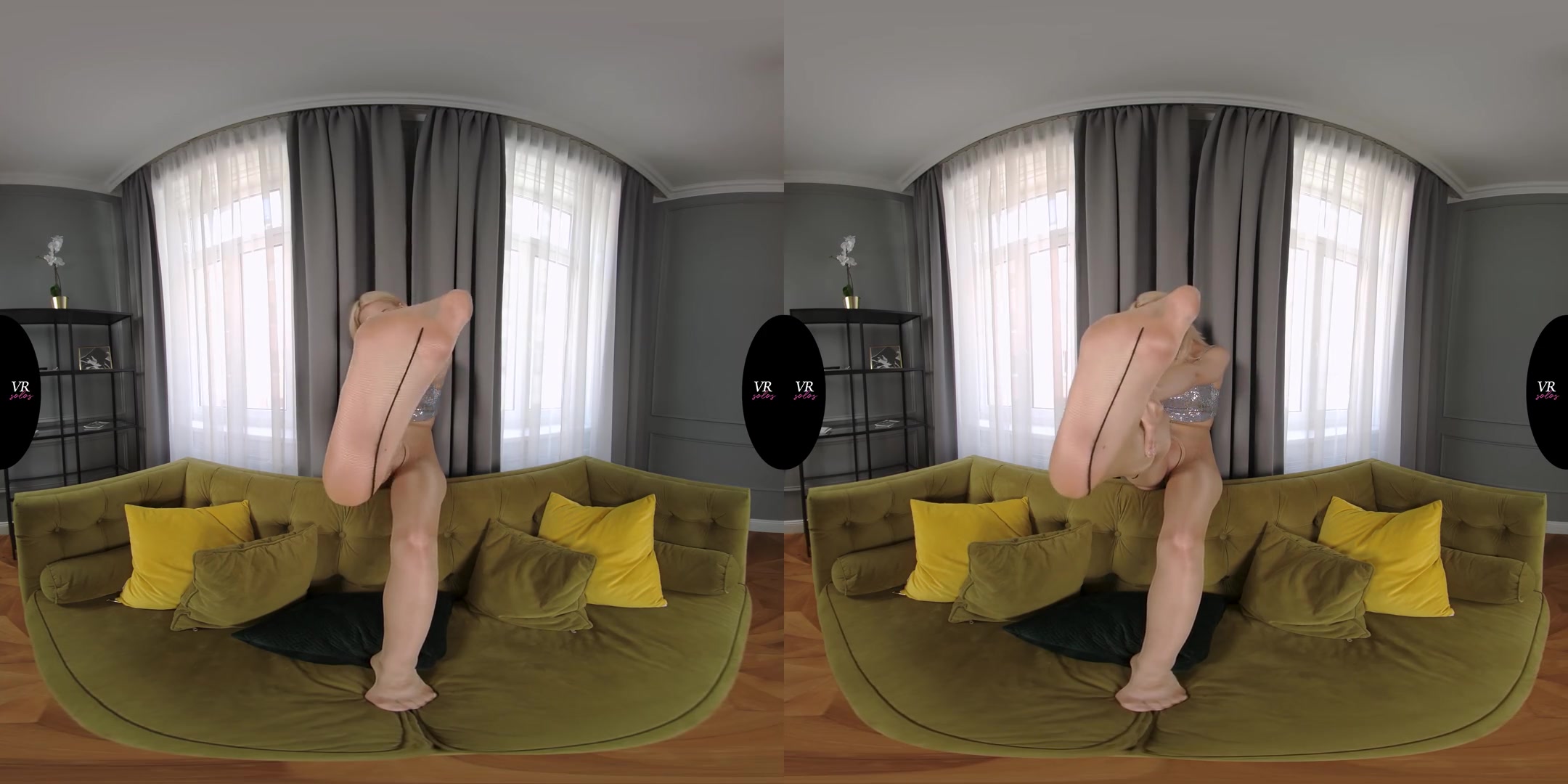 Lika Star - Sexy Amateur Blonde with Great Legs Solo