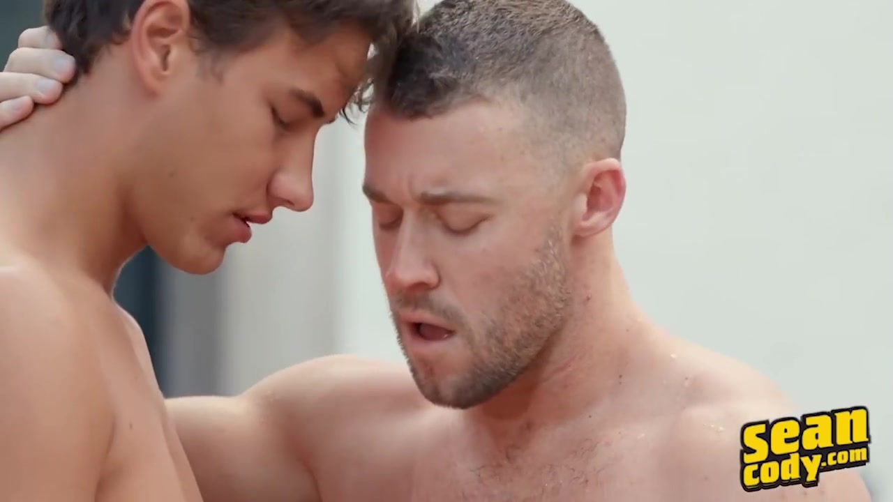 Tom Cant Resist Justins Tight Swimsuit Gives Him A Cute Morning Fuck