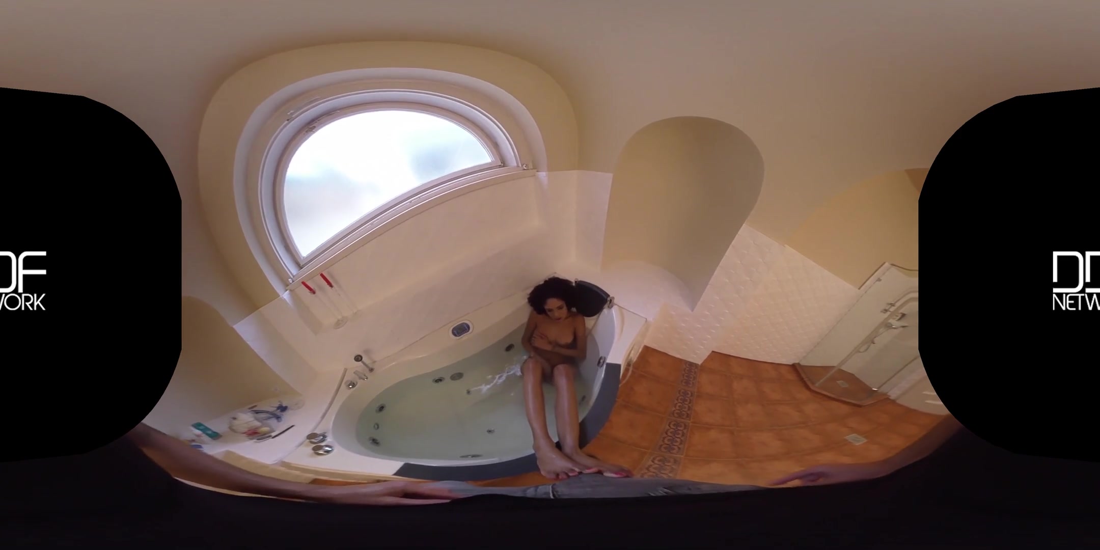 Luna Corazon in Intimate Pleasure: Breath-taking Slim Babe Gives POV Footjob - DDFNetworkVR