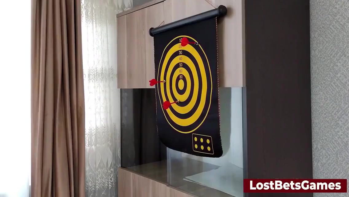 A Game Of Strip Darts With A Sexy Redhead 9 Min