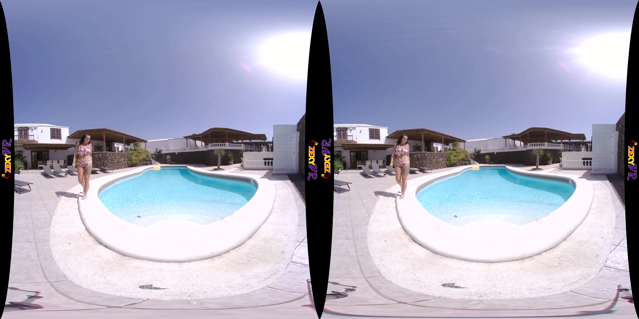 Wetness - Thick Big Tits Curvy Topless Pool - SexLikeReal
