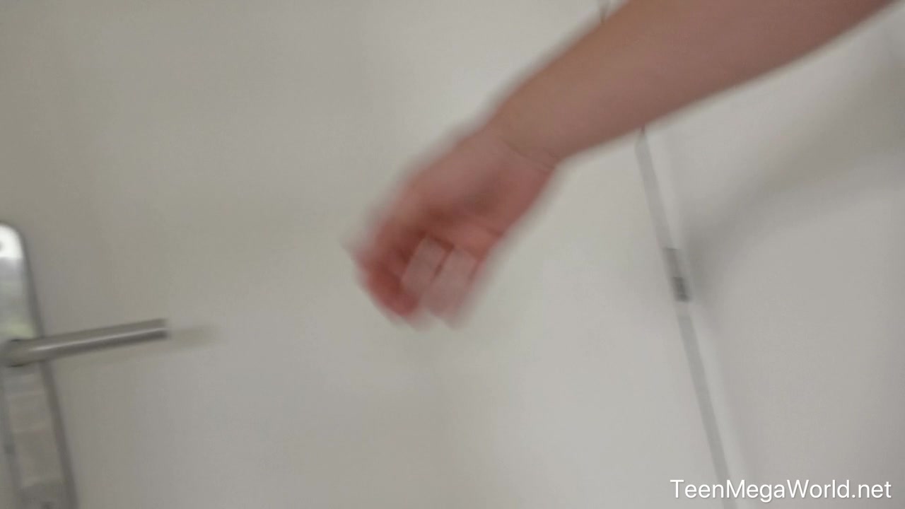Blonde opens pussy at photo session - Beauty4K