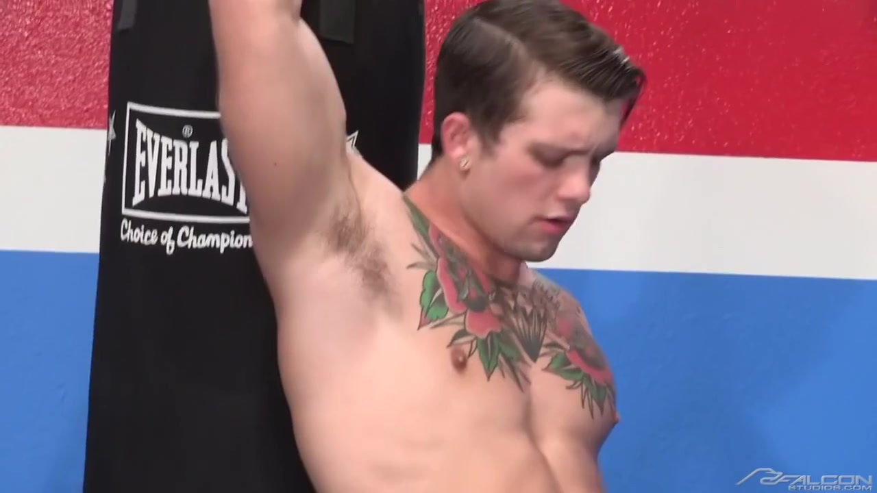 Bodybuilder Enjoys Rough Nailing