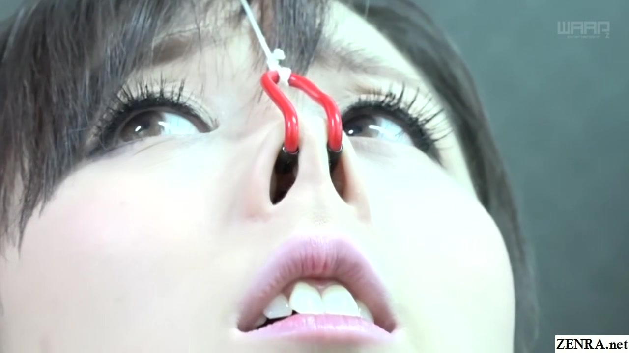 BDSM JAV Yuu Kawakami CMNF Nose Hook Blowjob