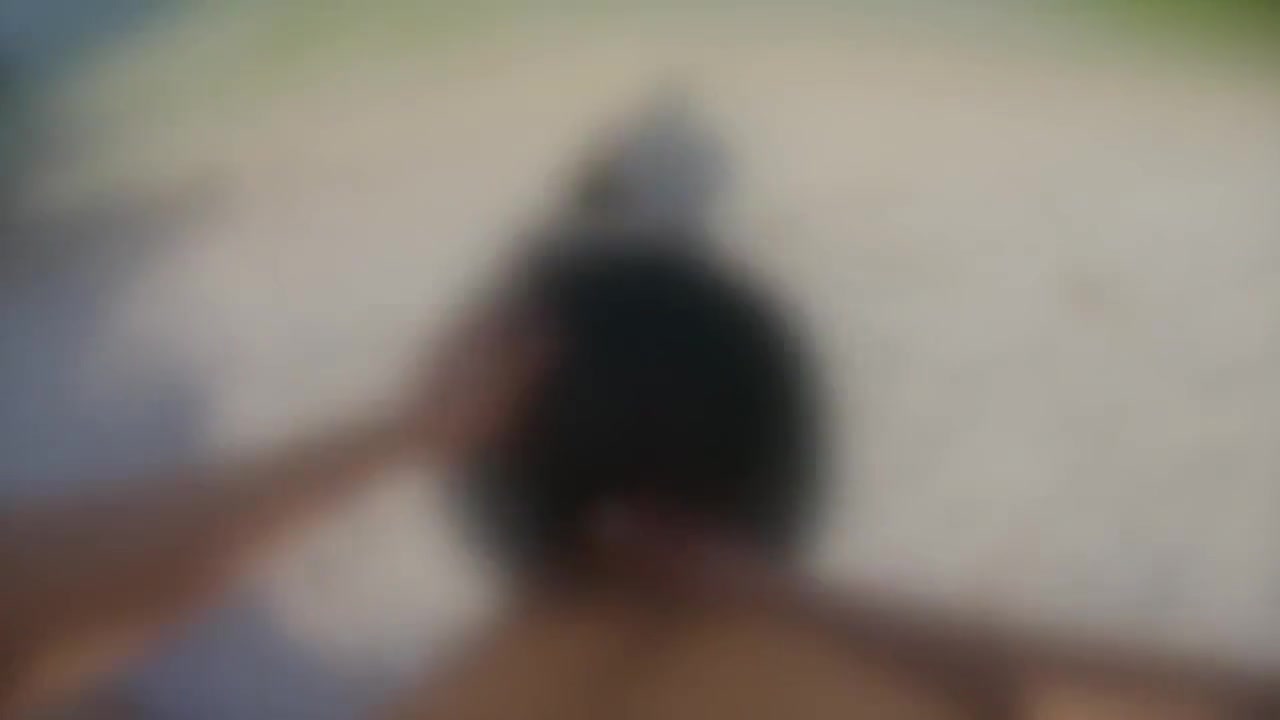 Ginger Sea Beach Yoga Pants Excercise Turns into Reverse Cowgirl Creampie