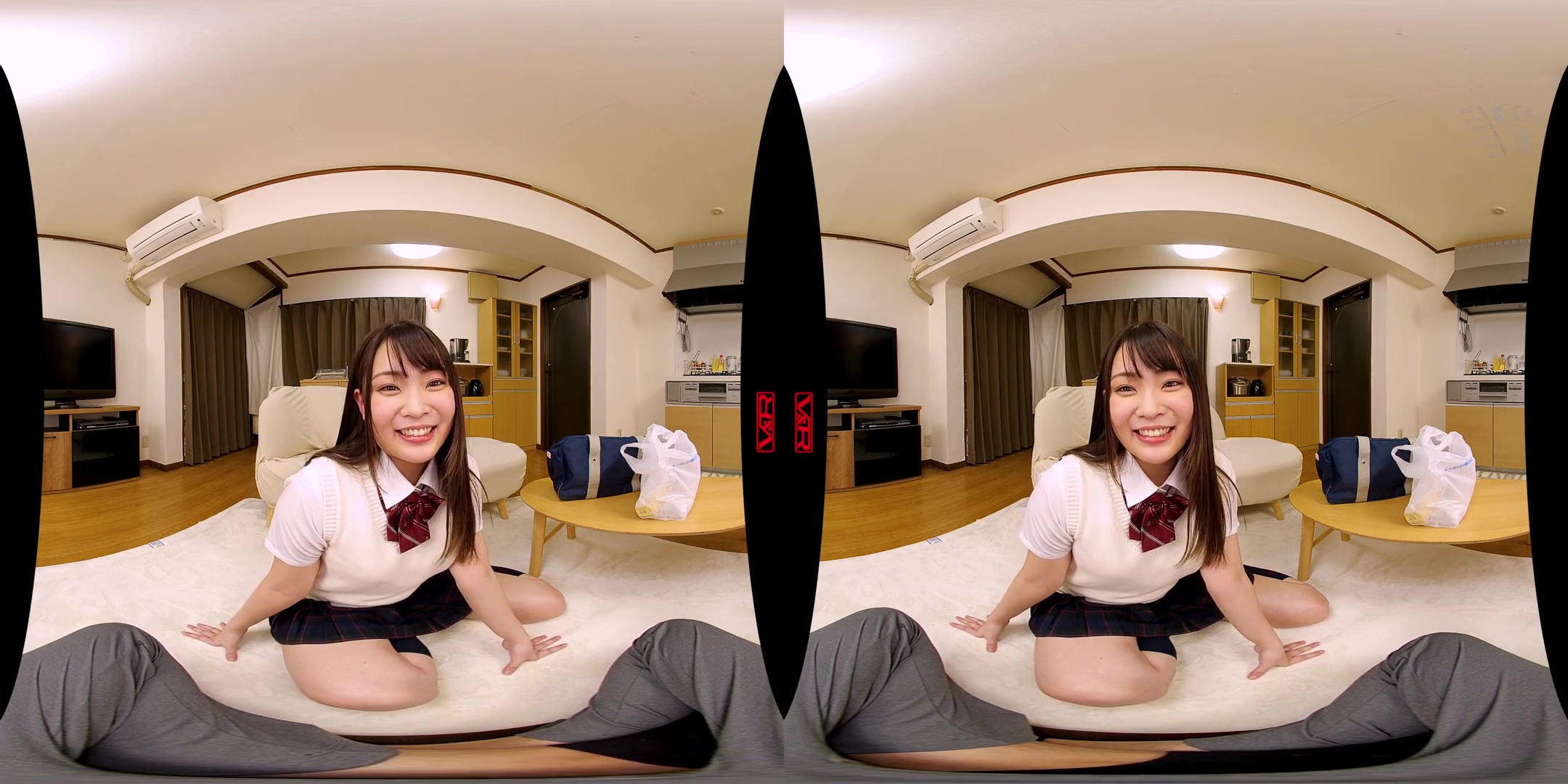 I Want Your Baby! Desperate Wife Dressed as a Schoolgirl; Creampie Sex with JAV Idol