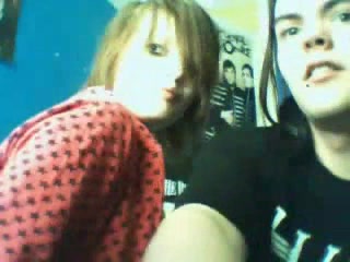 Young emo couple recorded themselves having a nice fuck