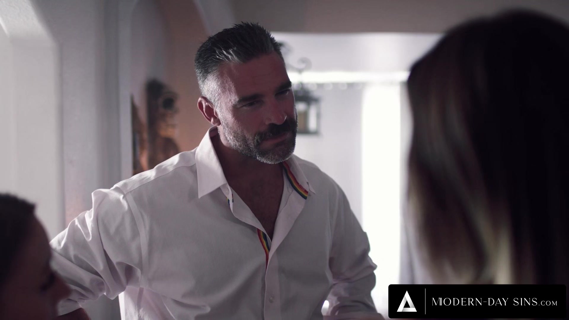 MODERN-DAY SINS - Stepdad Quietly Tries To Bang His Stepdaughter's Cute Blonde Friend