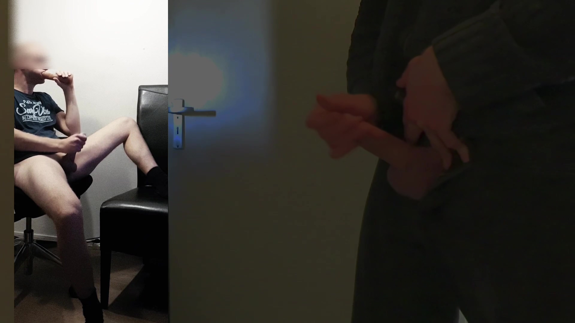 Roommate Caught Masturbating While Anal Penetrating Himself And Watching