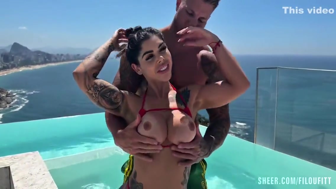 Naughty Brazilian Rides A Huge Dick And Takes A Cumload On Her Tits! Gabriella Euzebio With Filou Fitt