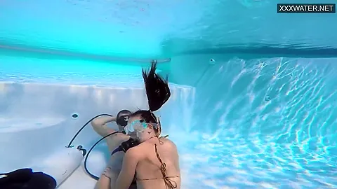 Eva Sasalka And Jason Being Watched Underwater While Fucking