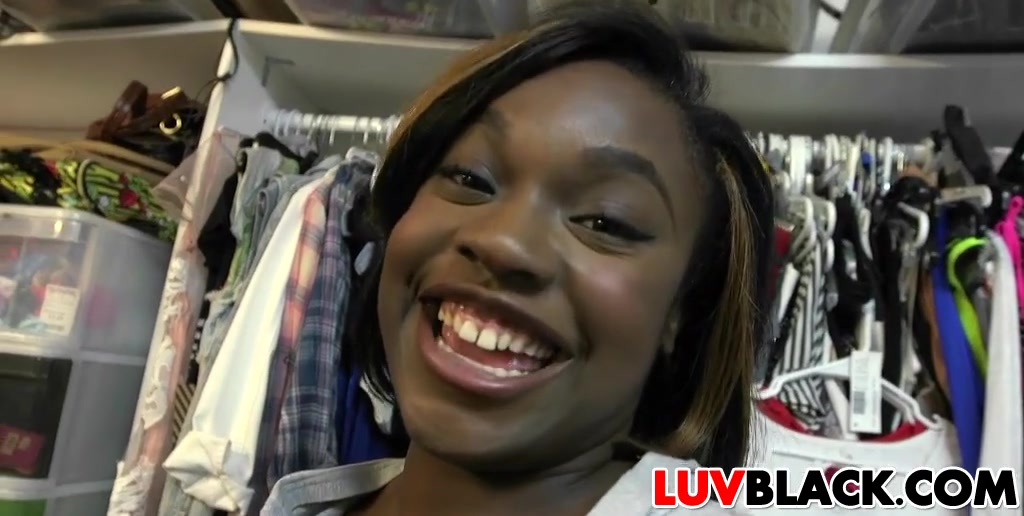 Stunning black girl Ebony gets nailed