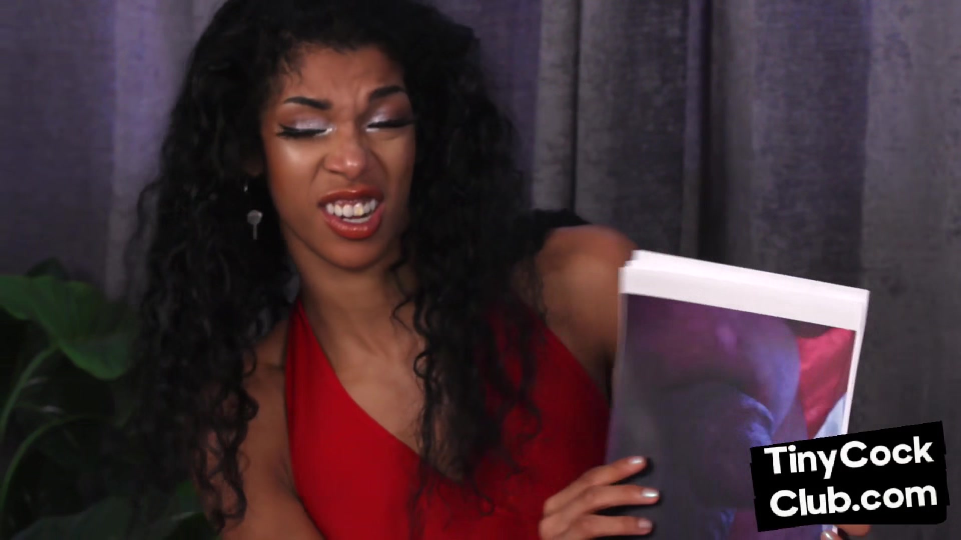 Black SPH domina humiliates small cocks in dirty talking vid