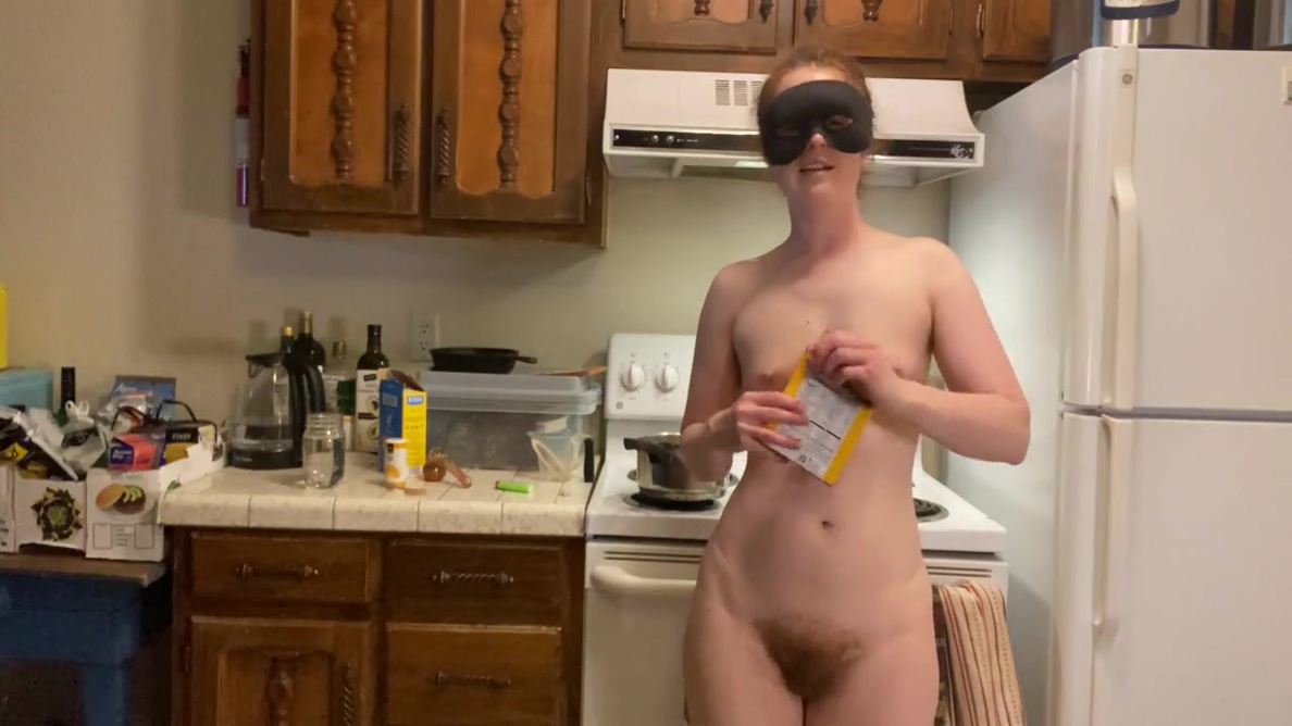 Hairy Bush Opera Singer Talks Strap Ons And Gets Steamy! Naked In The Kitchen 65