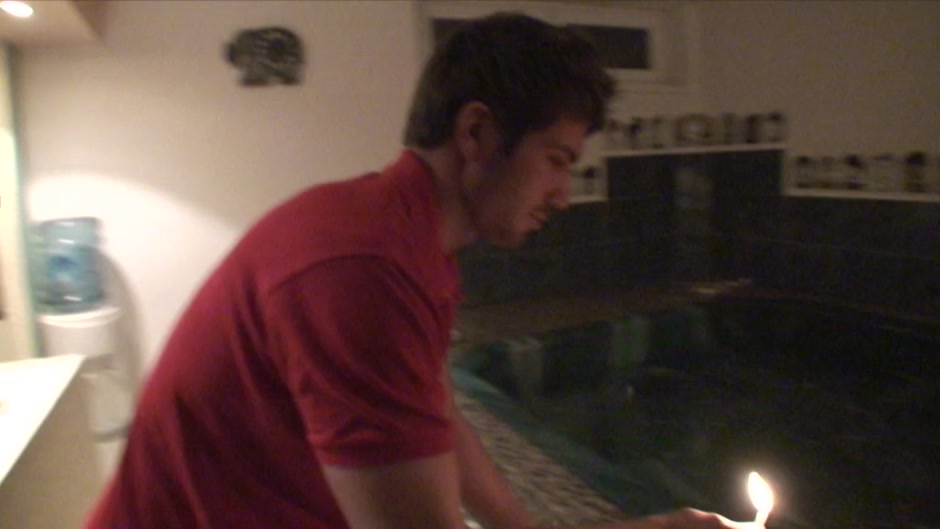 Nessa Devil in hot amateur couple having hardcore sex in a pool