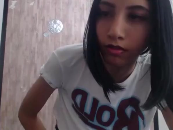 Skinny Latina Trap Posing
