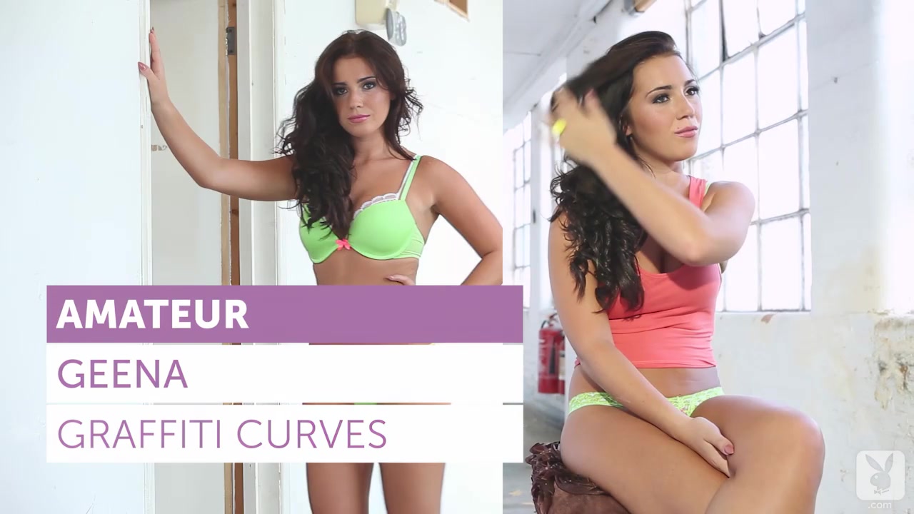 Remastered - Geena in Graffiti Curves - PlayboyPlus