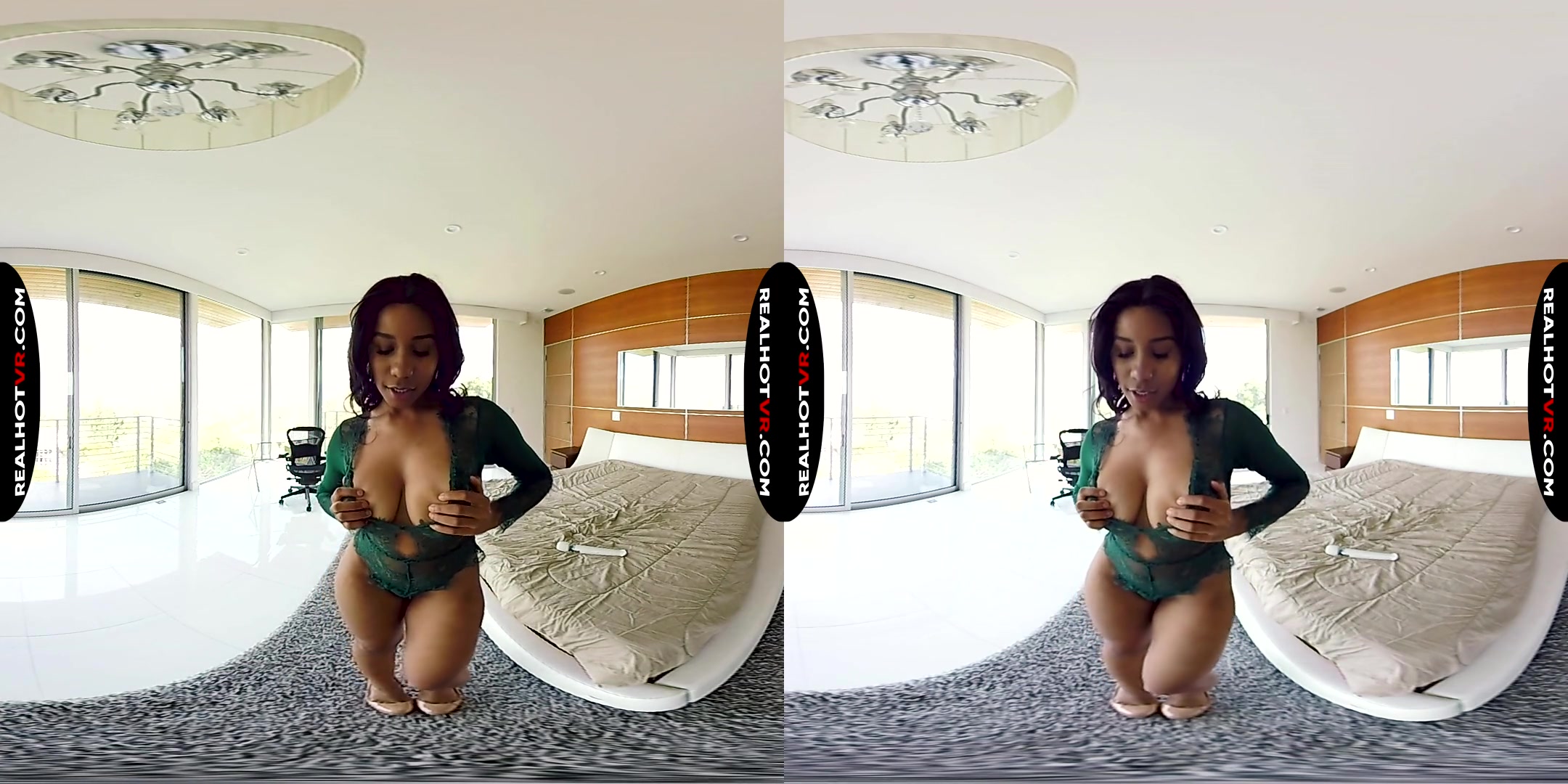 Jenna J Foxx in Big Tits Stepdaughter Squirts & Step dad Wants More - RealHotVR