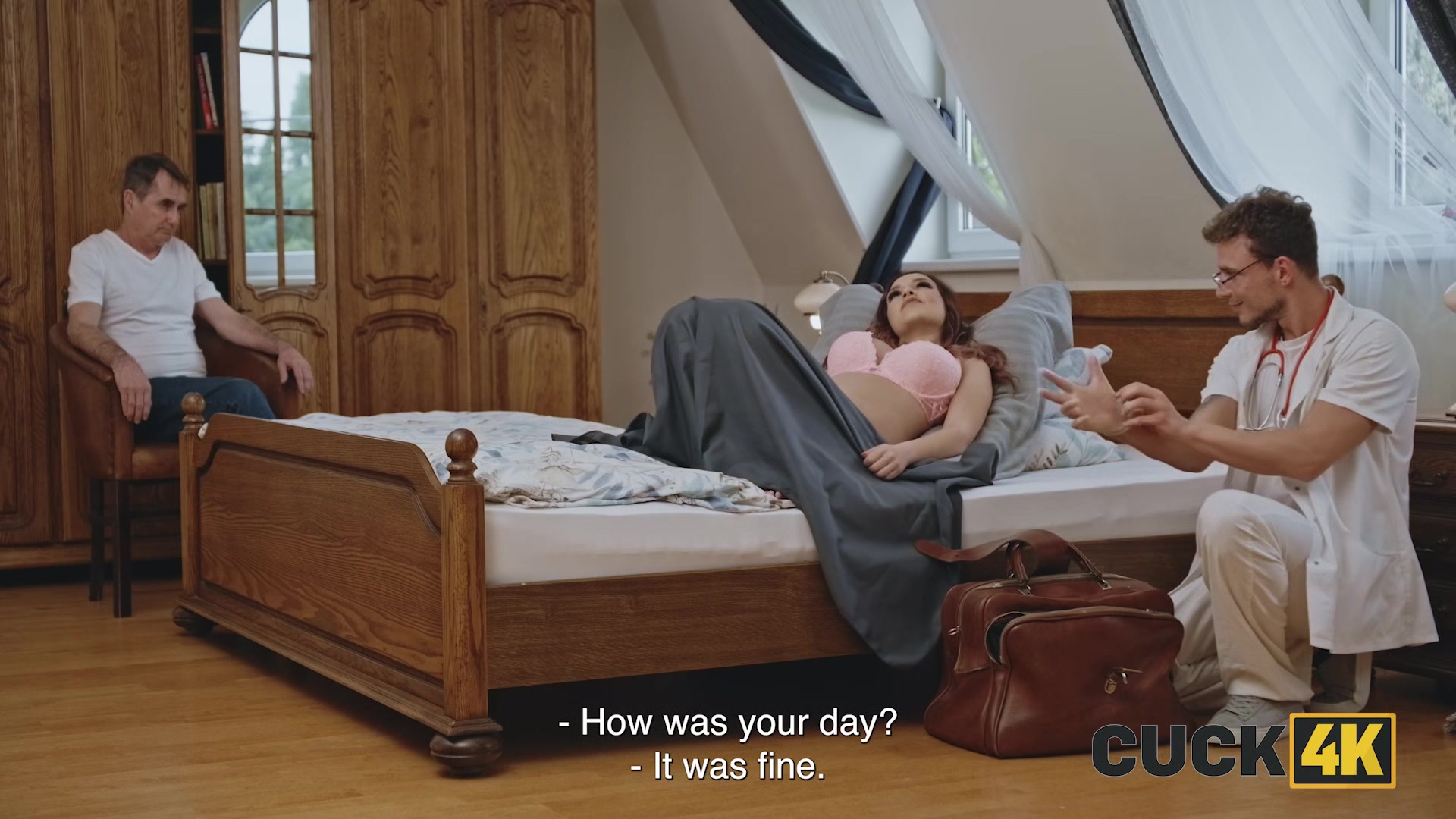 CUCK4K. Dr. Lovegood. Hot sex with Jessie Clark