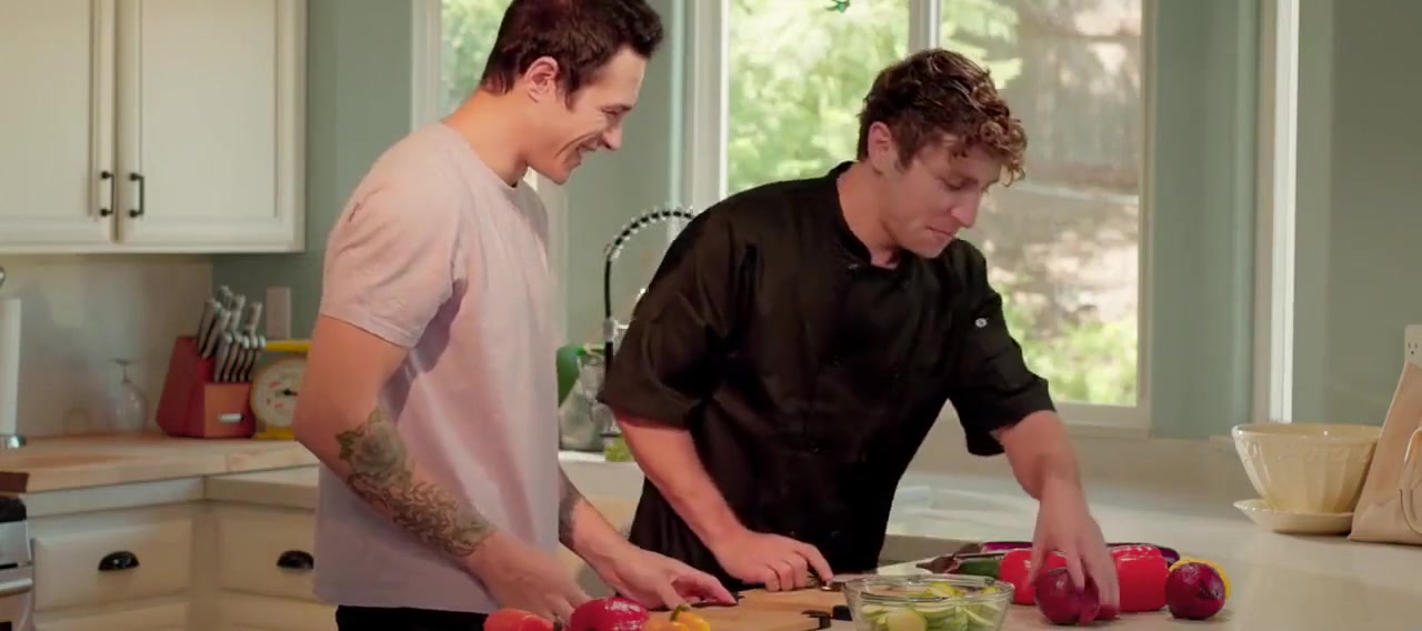 Calvin Banks, Gay Porn And Jayden Marcos - Fucks His Cooking Teacher 7 Min