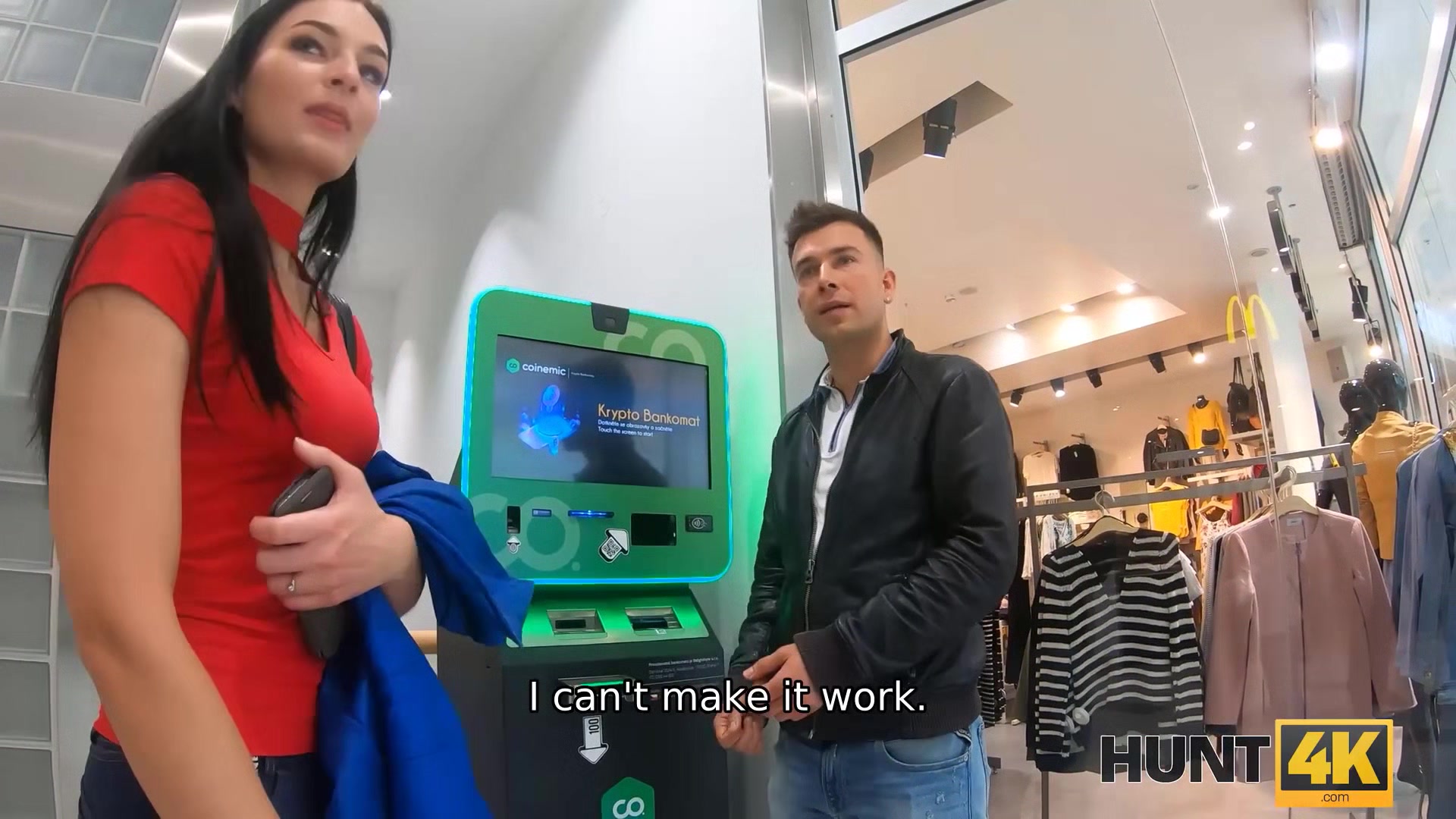 HUNT4K. ATM doesnt work and it means babe will suck a dick