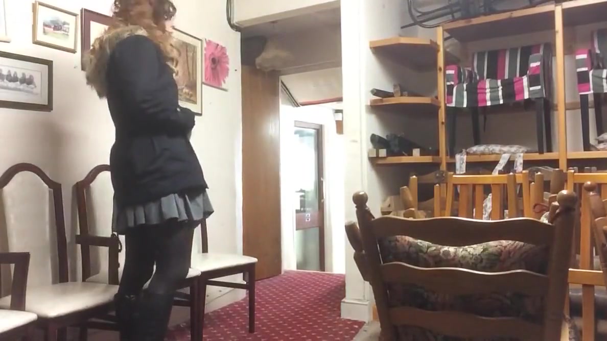 Tranny flashing in charity shop