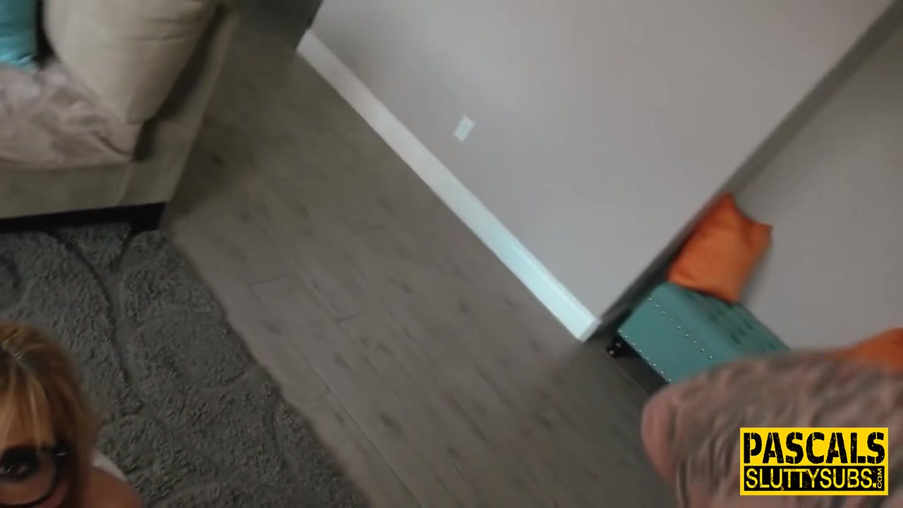 Big tit whore throating cock