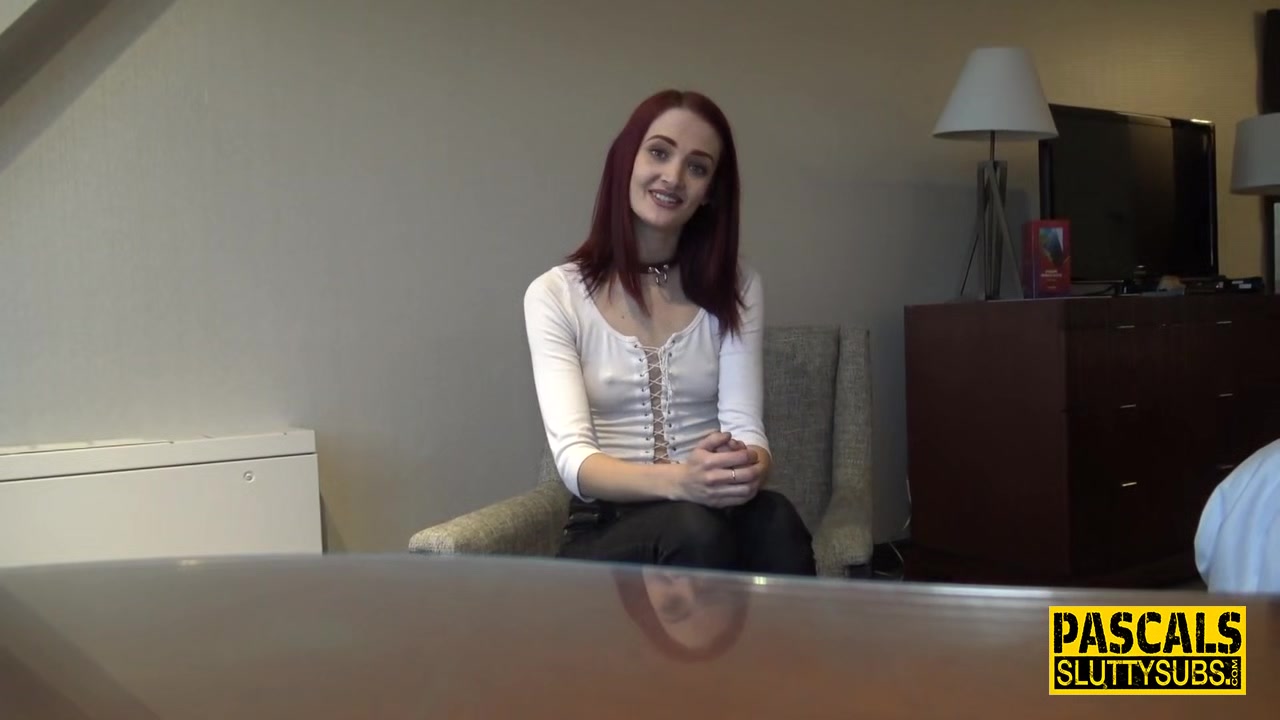 Mouth spermed fetish submissive gets belt