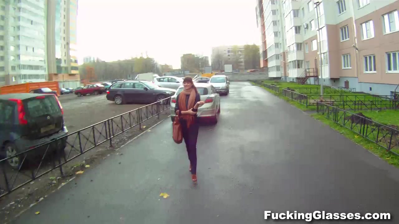 Not shy to fuck on a stairway