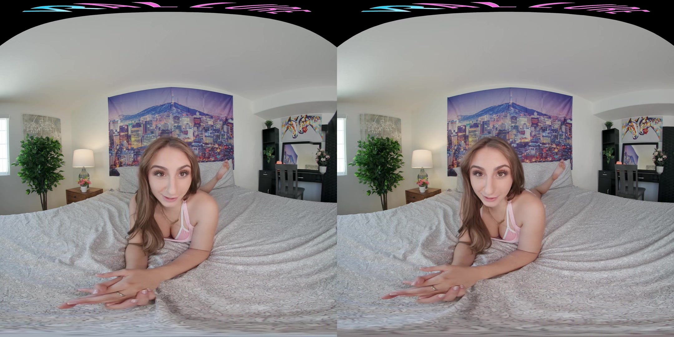 VR JOI with a beautiful busty blonde hottie